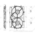 Electric radiator cooling fans for A4 S4